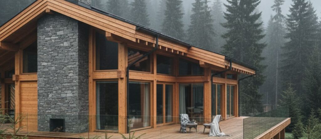 ТЕПЛОВІ МОСТИ В ЕКОЛОГІЧНОМУ БУДИНКУ 17 Збереження тепла — збереження природи. Енергоефективне проєктування KOLEO з клеєного бруса