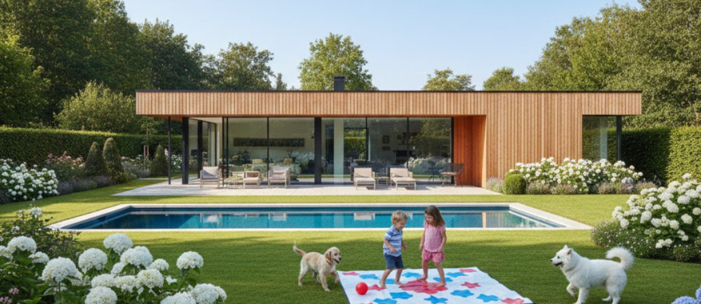 фото_лазерний_промінь_перевірка_геометрії_фундаменту_лазерним_нівеліром