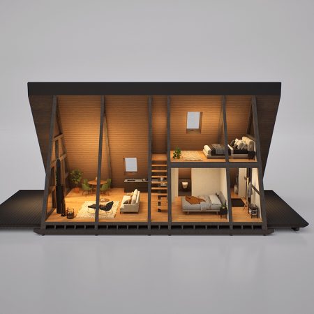 A-FRAME HOUSE 9 A-FRAME-HOUSE, Будівництво з дерева, фахверк, будинок шалаш