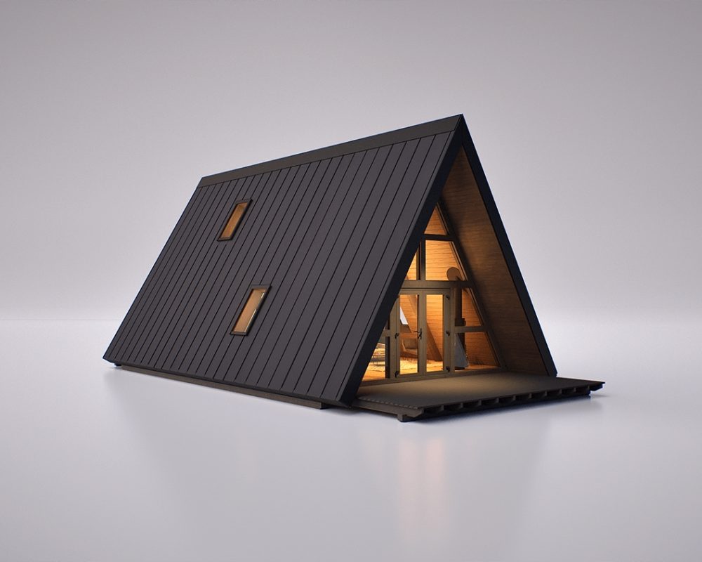 а фрейм будинок проект а77