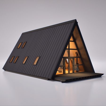 A-FRAME HOUSE 20 а фрейм будинок проект а120