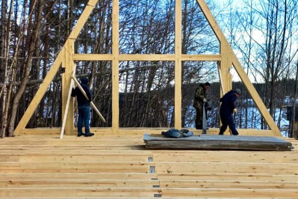 а фрейм будинок проект а77