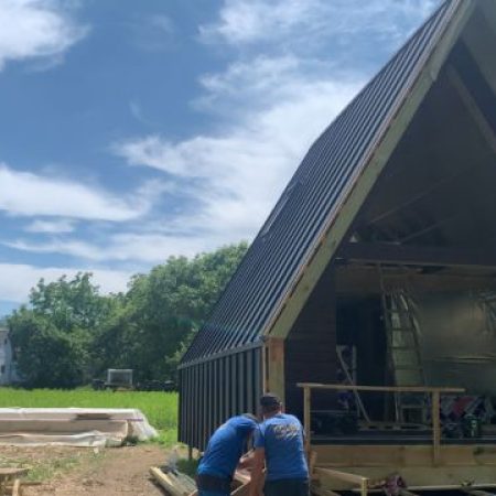 A-FRAME HOUSE 38 фото_трикутний будинок під ключ_будинок шалаш_КОЛЕО