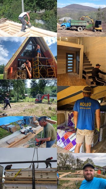 фото_побудувати будинок зі смереки_Колео