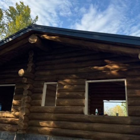 фото_зруб в канадську чашку_Будівництво зрубів_КОЛЕО