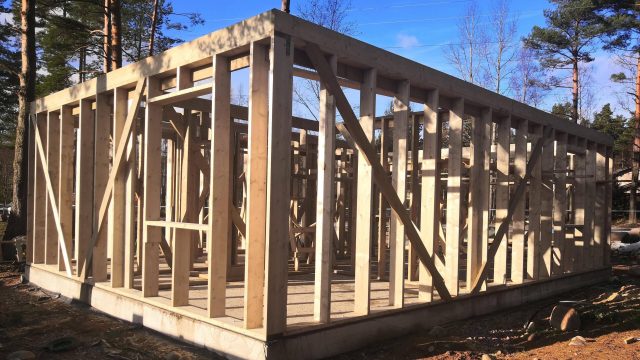 каркасна технологія будівництво